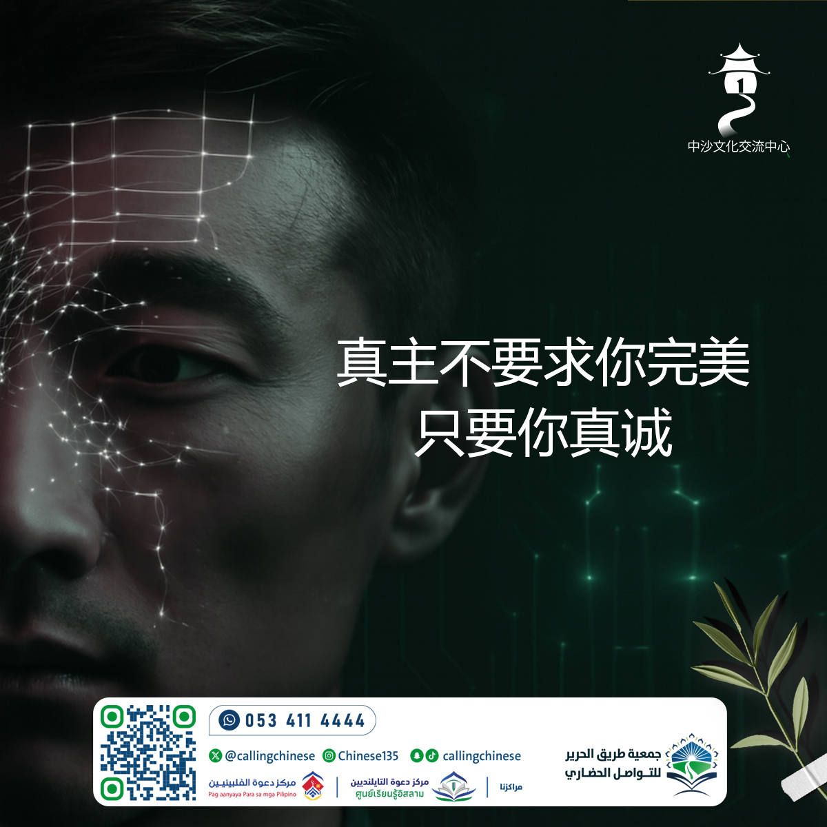 الله لا يطلب منك الكمال... فقط أن تكون صادقًا (باللغة الصينية)