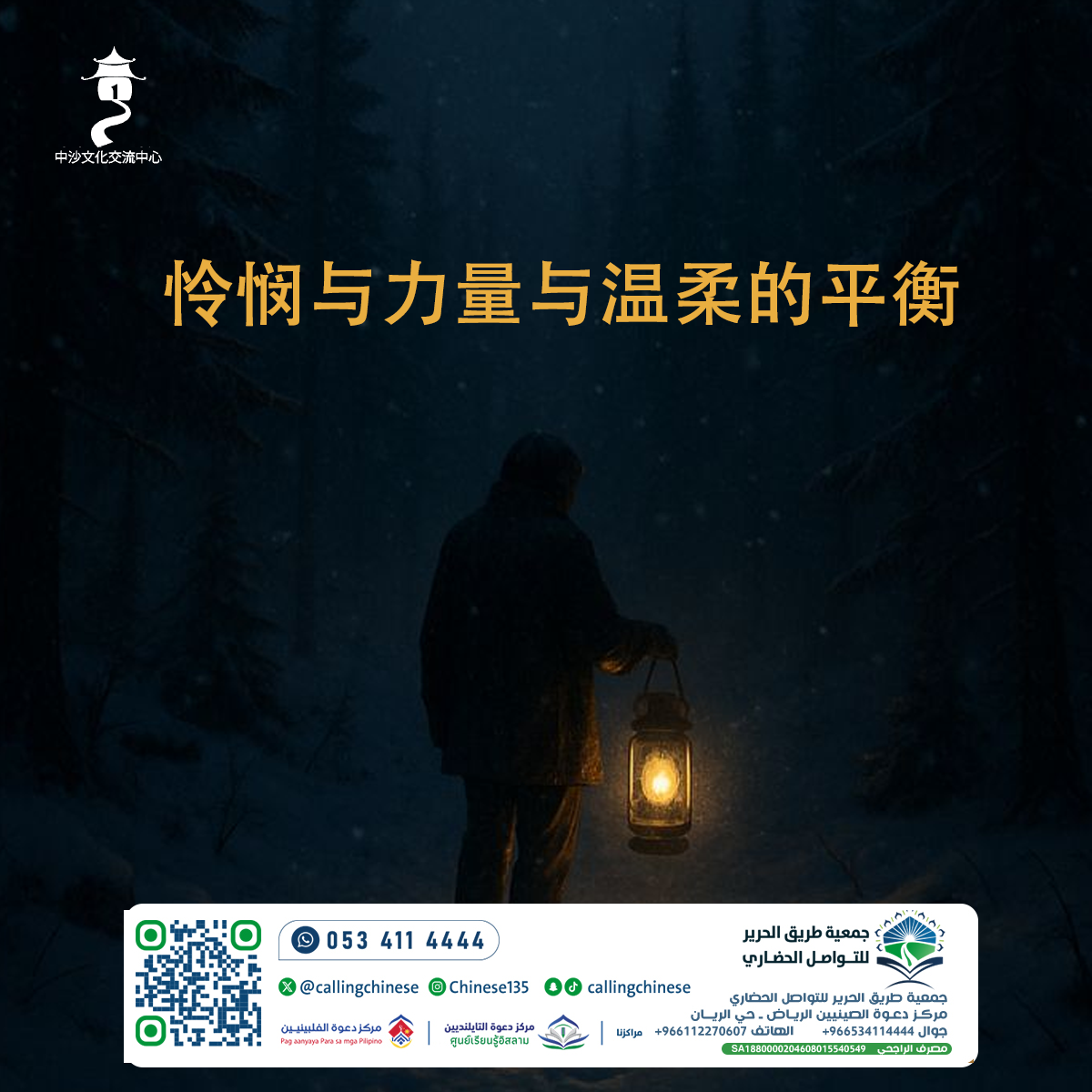 الرحمة والتوازن بين القوة واللين (باللغة الصينية)