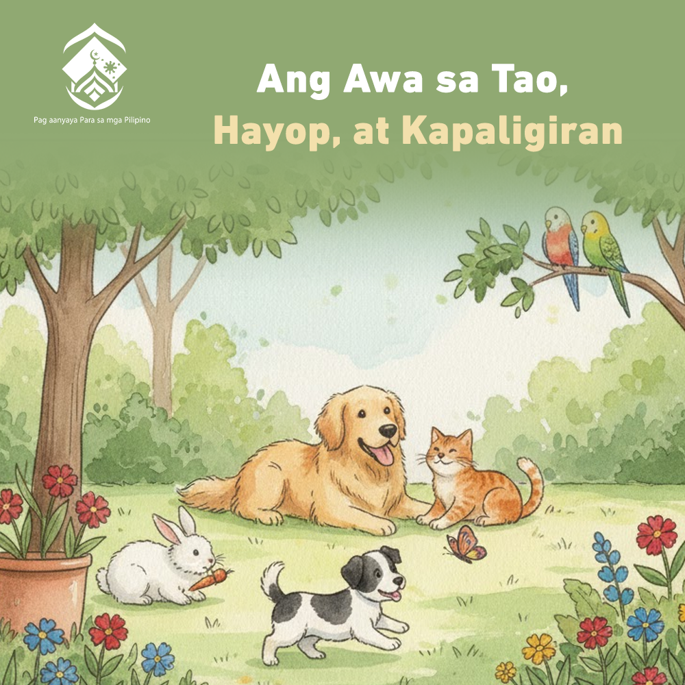 الرحمة بالإنسان، والحيوان، والبيئة (باللغة الفلبيني)